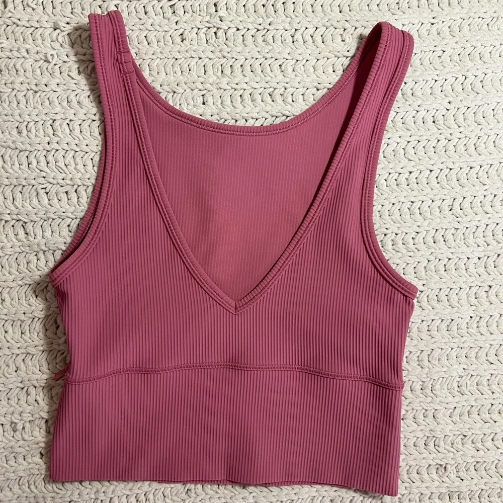 lululemon athletica Ribbed Top in Pink - Picture 2 of 4